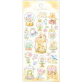 Japan Mind Wave Crystalia Sticker Sheet - Hologram Illustration Flower - 1