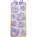 Japan Disney Water Puffy Sticker - Stitch : Good Night Glitter - 1