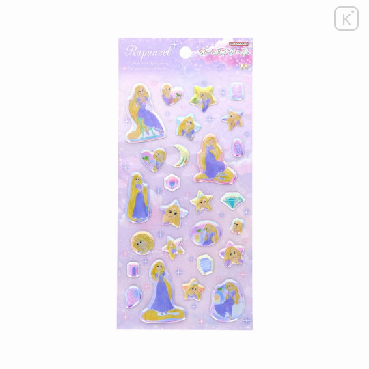 Japan Disney Aurora Puffy Sticker - Rapunzel : Dreamy - 1