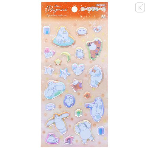 Japan Disney Aurora Puffy Sticker - Baymax : Dreamy - 1