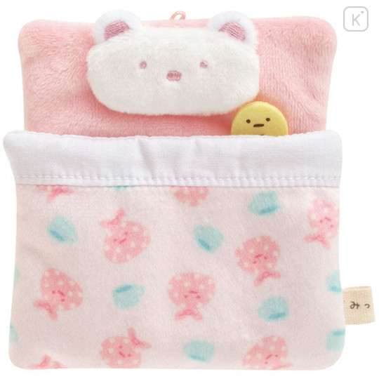 Japan San-X Tenori Plush Bed - Sumikko Gurashi : Shirokuma Polar Bear - 1