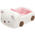 Japan San-X Tenori Plush Car - Sumikko Gurashi : Shirokuma Polar Bear - 1