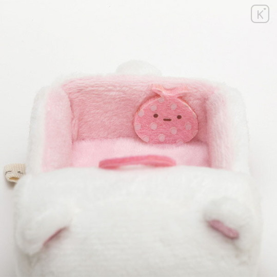 Japan San-X Tenori Plush Car - Sumikko Gurashi : Shirokuma Polar Bear - 2