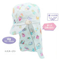 Japan San-X Kids Sun Hat With Neck Flap - Sumikko Gurashi : Light Blue - 3