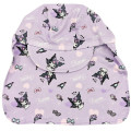 Japan Sanrio Kids Sun Hat With Neck Flap - Kuromi : Light Purple - 1