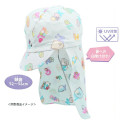 Japan Sanrio Kids Sun Hat With Neck Flap - Kuromi : Light Purple - 3