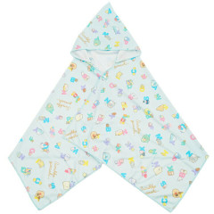 Japan San-X Cool Wrap Towel with Hood - Sumikko Gurashi : Light Blue