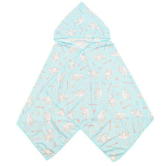 Japan Sanrio Cool Wrap Towel with Hood - Cinnamoroll : Light Blue