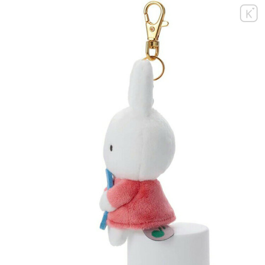 Japan Miffy Plush Mascot Keychain - Miffy & Music Orange - 3