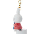 Japan Miffy Plush Mascot Keychain - Miffy & Music Orange - 3