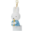 Japan Miffy Plush Mascot Keychain - Miffy & Music Blue - 2