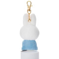 Japan Miffy Plush Mascot Keychain - Miffy & Music Blue - 4