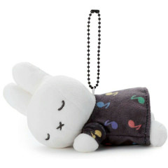 Japan Miffy Mascot Holder - Miffy & Music Sleeping Friend
