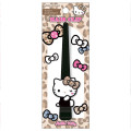 Japan Sanrio Long Hair Clip - Hello Kitty : Gal Art Big Ribbon Leopard - 1