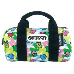 Japan Tamagotchi Outdoor Boston Bag Pen Case - Colorful Green