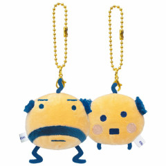 Japan Tamagotchi Mascot Holder Connecting Set - Oyajitchi & Young Oyajitchi