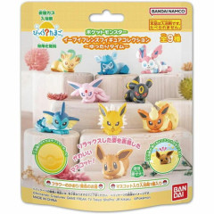 Japan Pokemon Bath Ball with Random Mascot - Eevee Friends Figure Relaxing Time
