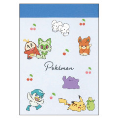 Japan Pokemon Mini Notepad - Cherry Blue