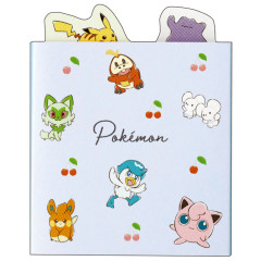 Japan Pokemon Flip Memo Sticky Notes - Cherry Blue