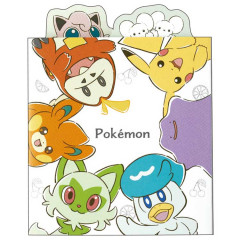Japan Pokemon Flip Memo Sticky Notes - White