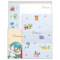 Japan Pokemon Volume Up Letter Envelope Set - Cherry Blue - 1