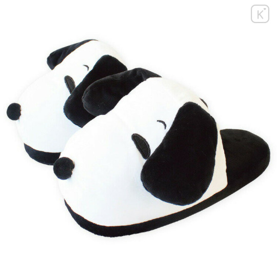 Japan Peanuts Plush Slippers - Snoopy : Relax - 1