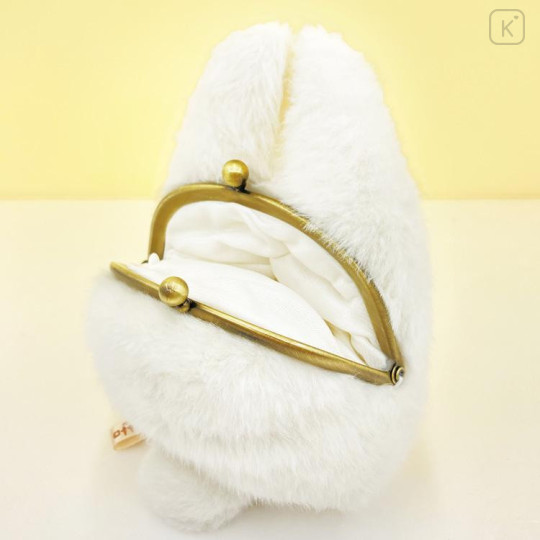 Japan Ghibli Mascot Clasp Pouch Coin Purse - Totoro : White - 4