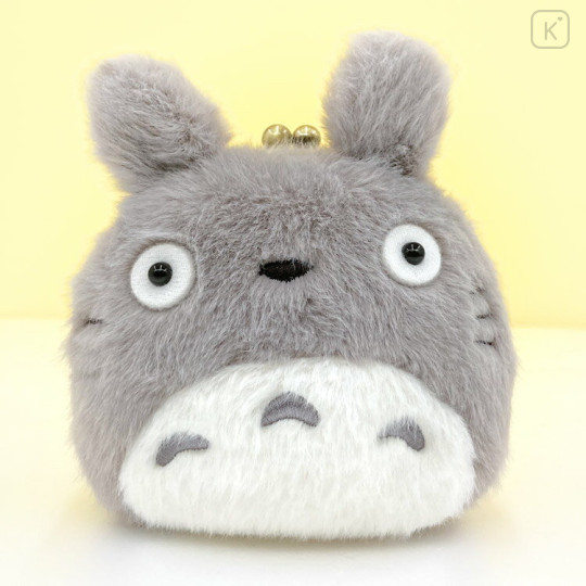 Japan Ghibli Mascot Clasp Pouch Coin Purse - Totoro : White - 1