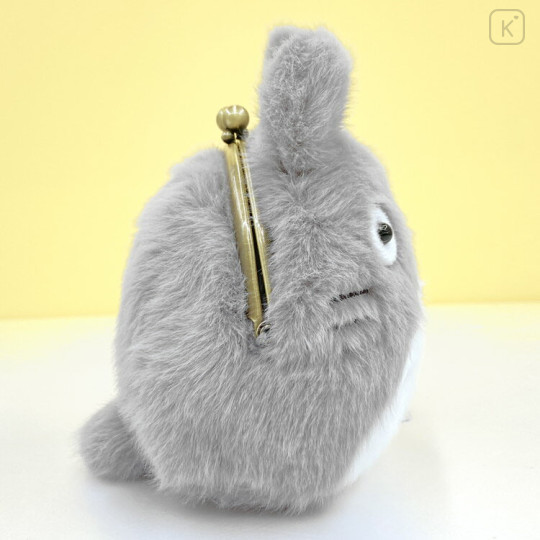 Japan Ghibli Mascot Clasp Pouch - My Neighbor Totoro : Grey - 2