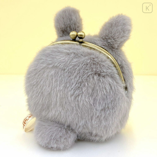 Japan Ghibli Mascot Clasp Pouch - My Neighbor Totoro : Grey - 3