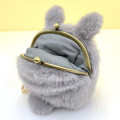 Japan Ghibli Mascot Clasp Pouch Coin Purse - Totoro : White - 4