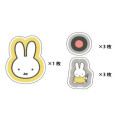 Japan Miffy Piece Seal Flake Sticker - Miffy & Music Yellow - 2