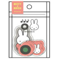 Japan Miffy Piece Seal Flake Sticker - Miffy & Music Pink - 1
