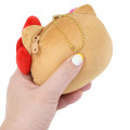 Japan Sanrio Face-shaped Pouch - Hello Kitty : Retro Heisei Kogal Hibiscus - 2