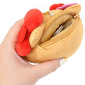 Japan Sanrio Face-shaped Pouch - Hello Kitty : Retro Heisei Kogal Hibiscus - 3