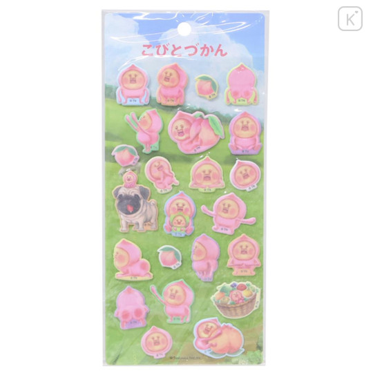 Japan Kobitos Flocked Sticker - Zukan - 1
