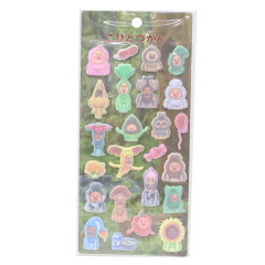 Japan Kobitos Flocked Sticker - Characters