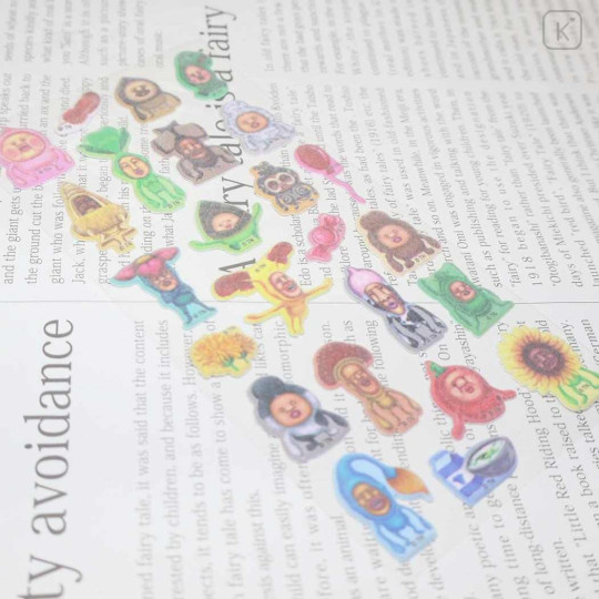 Japan Kobitos Flocked Sticker - Characters - 2