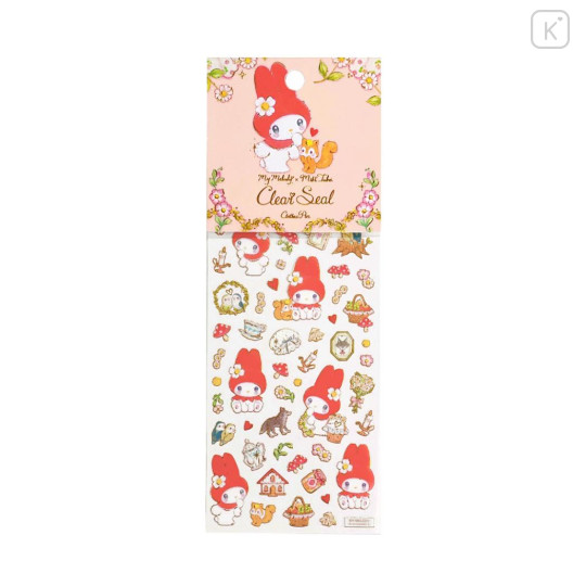 Japan Miki Takei × Sanrio Gold Foil Clear Sticker - My Melody : Little Red - 1