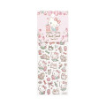Japan Miki Takei × Sanrio Gold Foil Clear Sticker - Hello Kitty & Tiny Chum : Elegance - 1