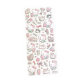 Japan Miki Takei × Sanrio Gold Foil Clear Sticker - Hello Kitty & Tiny Chum : Elegance - 3