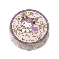 Japan Miki Takei × Sanrio Washi Masking Tape - Kuromi : Black Swan