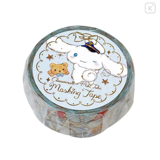 Japan Miki Takei × Sanrio Washi Masking Tape - Cinnamoroll : Marine - 1