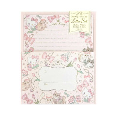 Japan Miki Takei × Sanrio Letter Set - Hello Kitty & Tiny Chum : Elegance