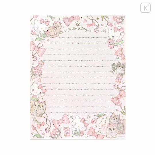 Japan Miki Takei × Sanrio Letter Set - Hello Kitty & Tiny Chum : Elegance - 2