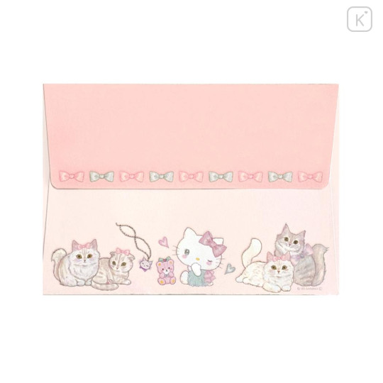 Japan Miki Takei × Sanrio Letter Set - Hello Kitty & Tiny Chum : Elegance - 3
