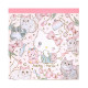 Japan Miki Takei × Sanrio Square Memo Pad - Hello Kitty & Tiny Chum : Elegance