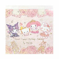 Japan Miki Takei × Sanrio Square Memo Pad - Pink Rose - 1