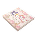 Japan Miki Takei × Sanrio Square Memo Pad - Pink Rose - 3