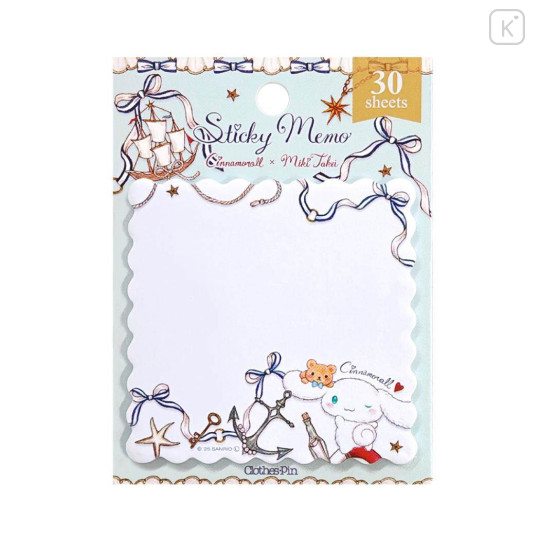 Japan Miki Takei × Sanrio Sticky Notes - Cinnamoroll : Marine - 1